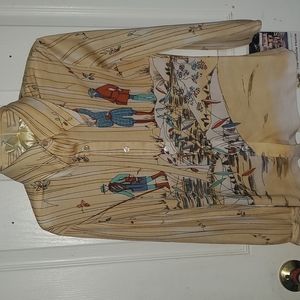 1970's unique button down